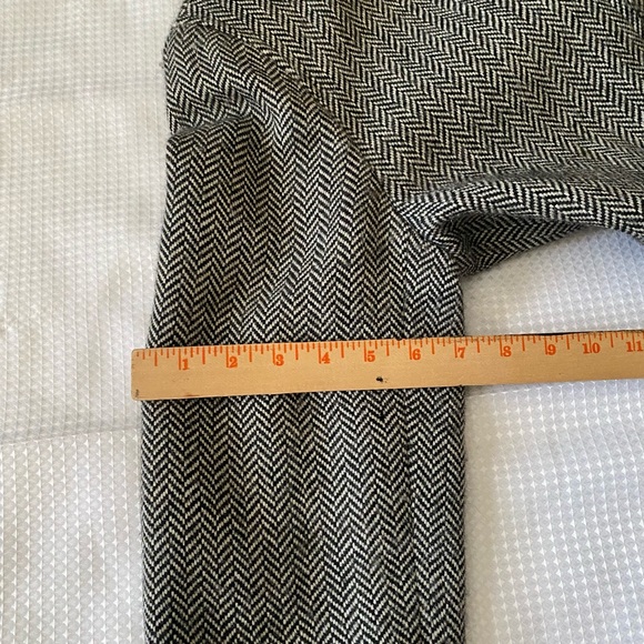 Lauren Ralph Lauren Wool Alpaca Spring casual Jacket size 12, herringbone  print - Picture 7 of 14